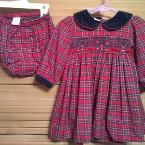 Baby u r it, 2 piece baby dress, size 12 months